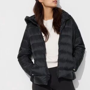 Uniqlo Light Down Parka Black